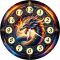 Часы настенные Дракон вихрь c-004