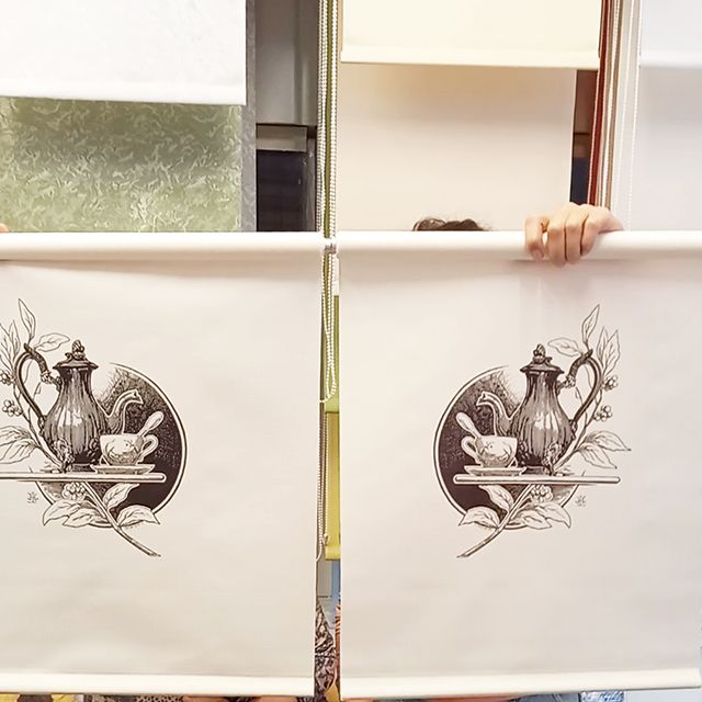 Жалюзи на кухне. Rollpic 1041