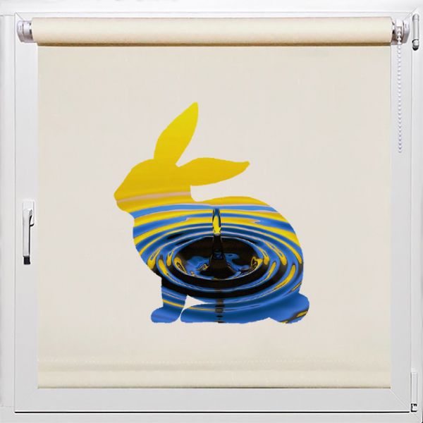 Год водяного кролика 2023, жалюзи картинки, Rollpic