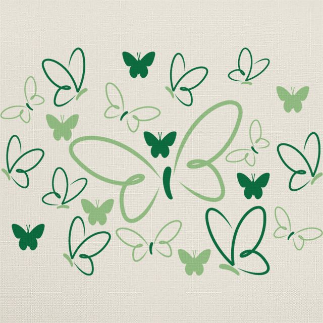 Рулонные шторы Бабочки, Rollpic 4005