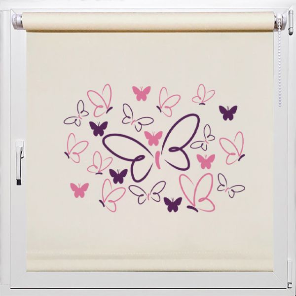 Рулонные шторы Бабочки, Rollpic 4005