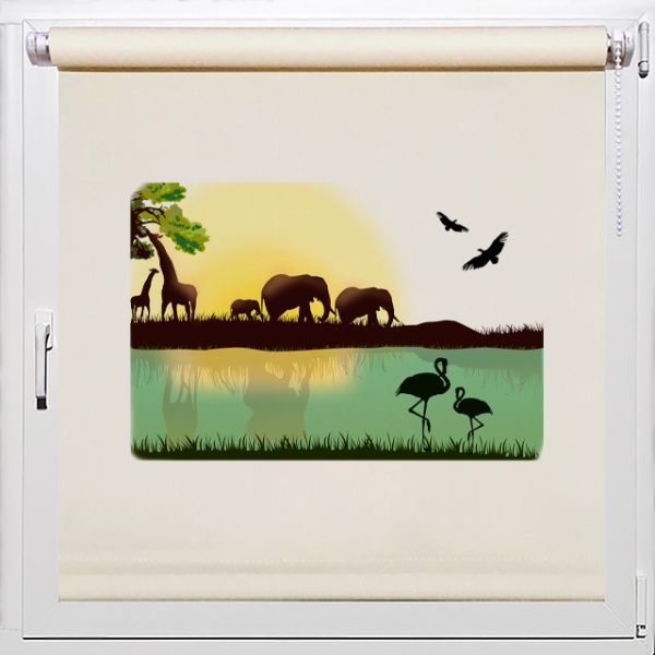 Современные шторы в спальню, Rollpic 7012