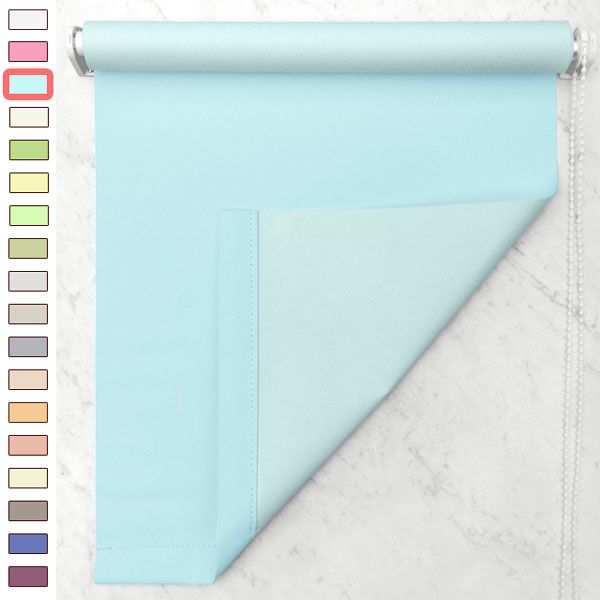 Ролеты Блэкаут Голубые