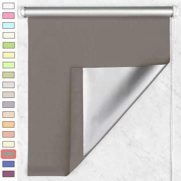 Ролеты Блэкаут Коричневые