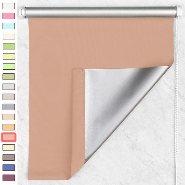 Ролеты Блэкаут Персиковые