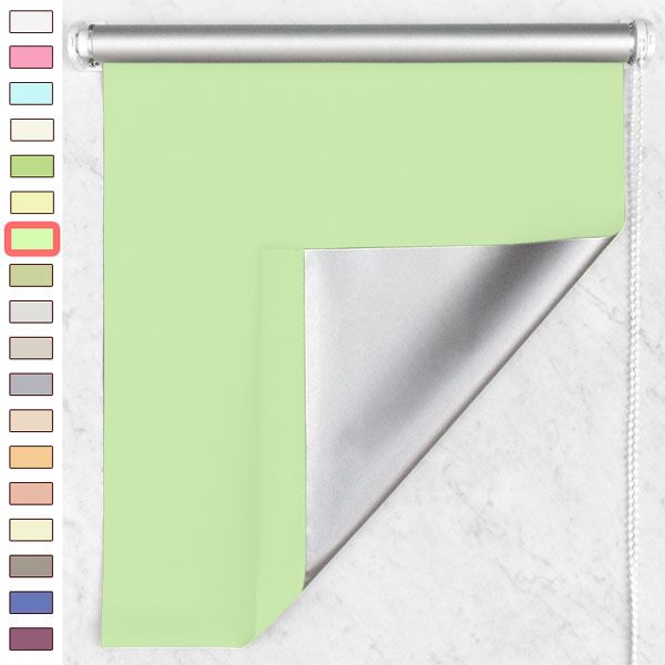 Ролеты Блэкаут Салатовые