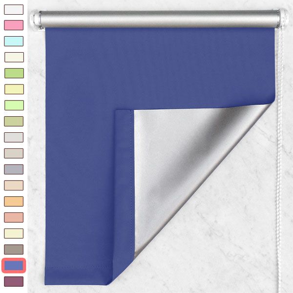 Ролеты Блэкаут Синие