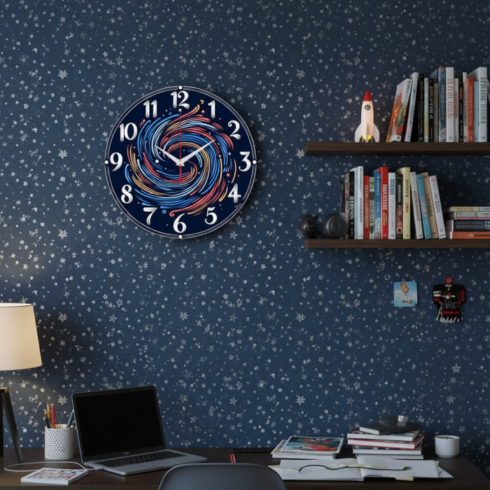 Часы настенные Космический вихрь с-009