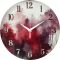 Часы настенные Бордовая акварель с-013