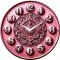 Часы настенные Розовая элегантность с-018