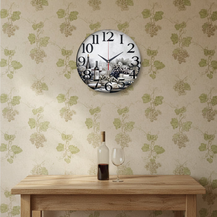 Часы настенные Виноградный стол с-030