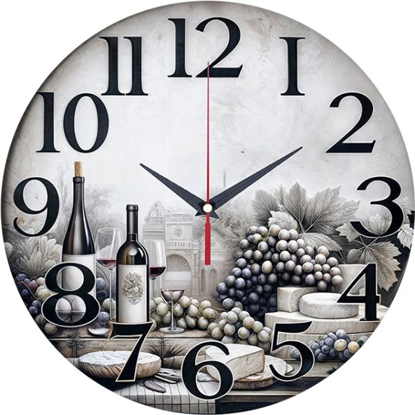 Часы настенные Виноградный стол с-030