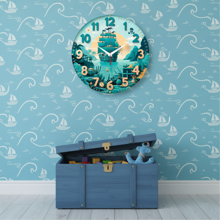 Часы настенные Пиратское приключение с-036