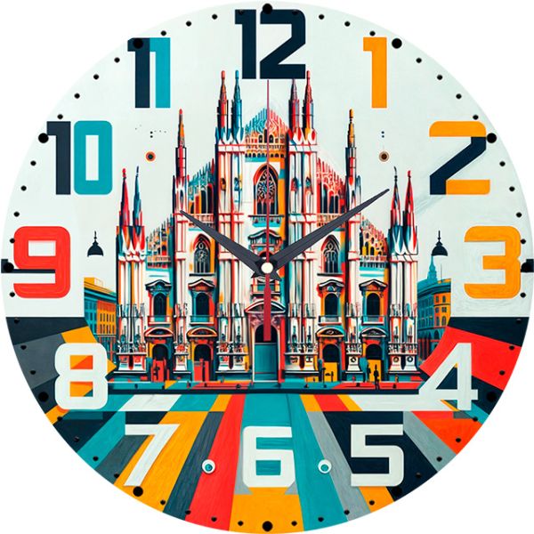Часы настенные Миланский собор с-038