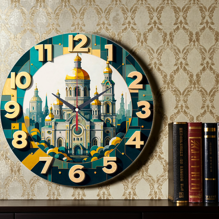 Часы настенные Золотые купола с-044