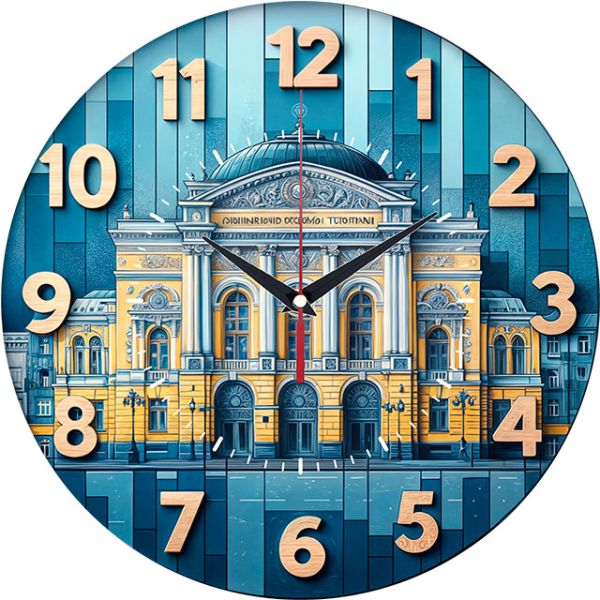 Часы настенные Оперный театр с-055