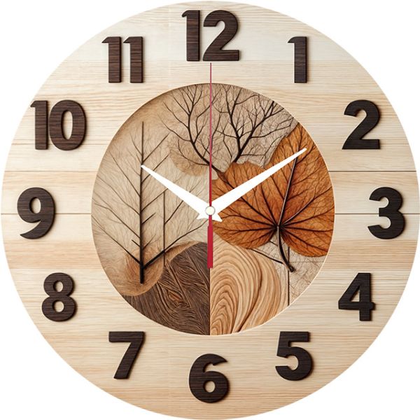 Часы настенные Осенний лес с-058