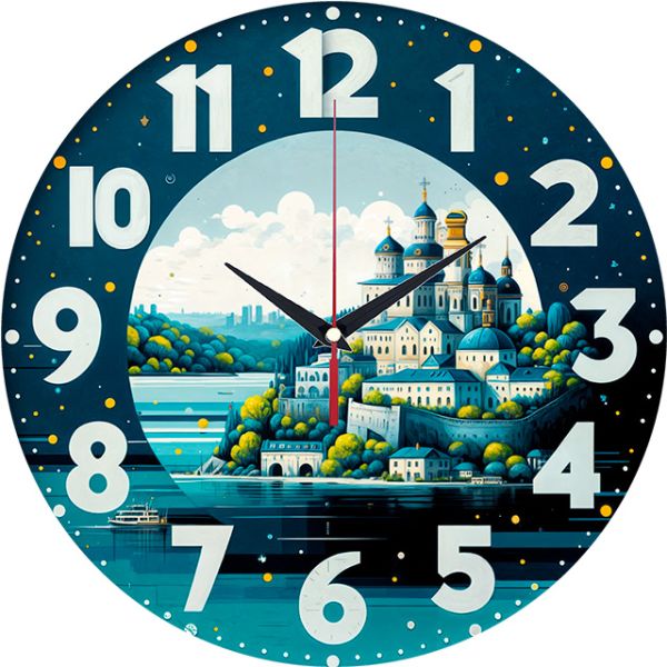 Часы настенные Монастырский остров с-059