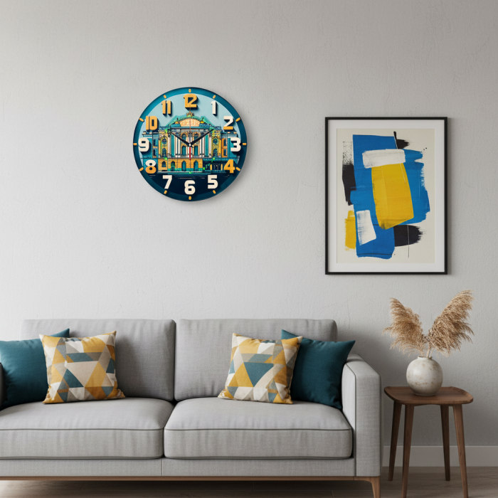 Часы настенные Городской театр с-060