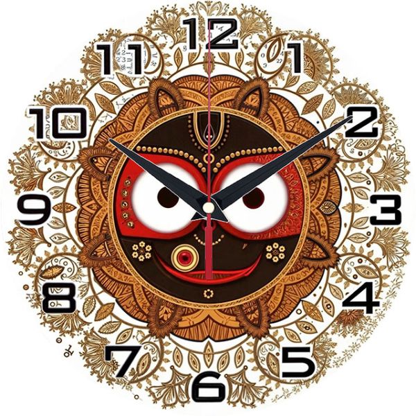 Часы настенные Индийский орнамент с-061