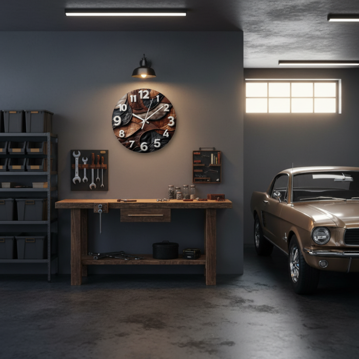 Часы настенные Под кожу с-070