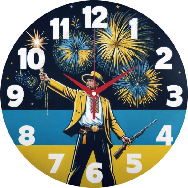 Часы настенные Фейерверк с-076