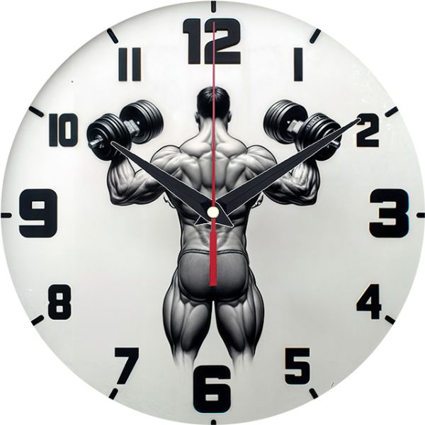 Часы настенные Бодибилдер с-077