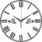 Часы настенные с римскими цифрами с-090