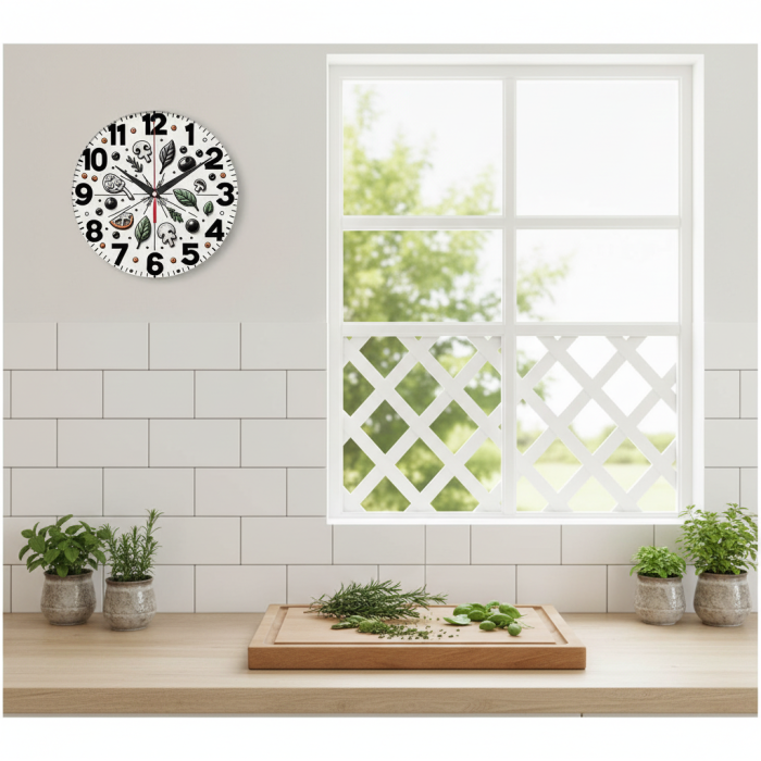 Часы настенные Овощной микс с-097