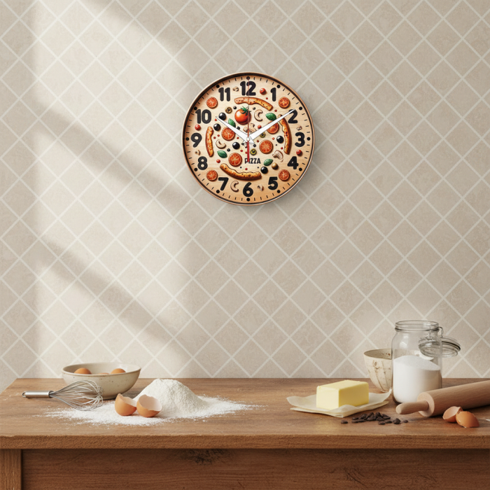 Часы настенные Пицца с-096