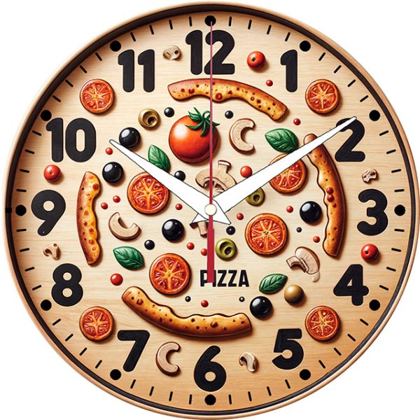 Часы настенные Пицца с-096