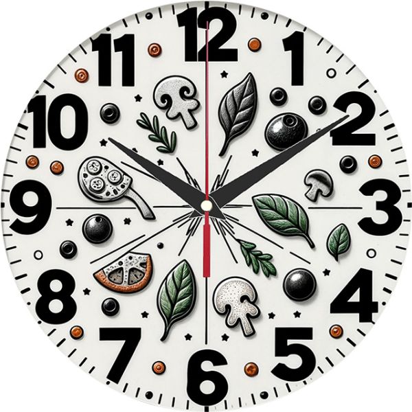 Часы настенные Овощной микс с-097