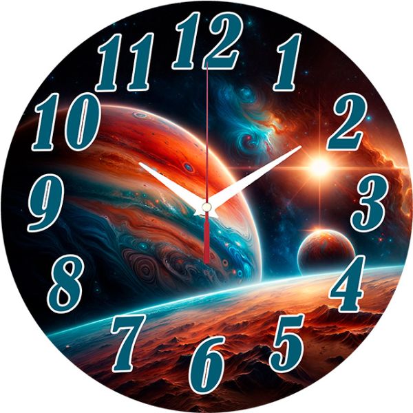 Часы настенные Путешествие по планетам с-106