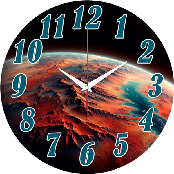 Часы настенные Марсианские пейзажи с-107