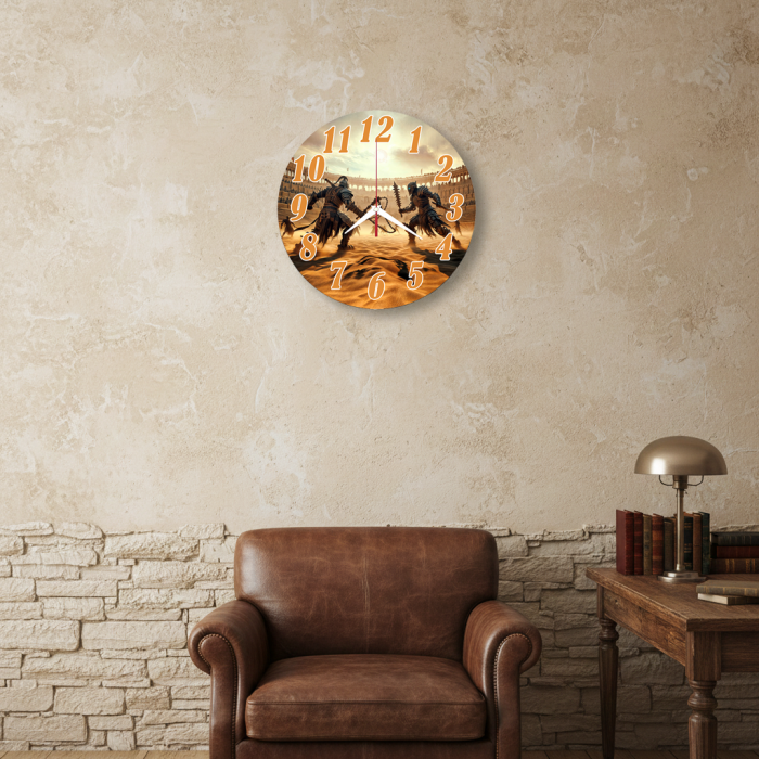 Часы настенные Битва гладиаторов с-110