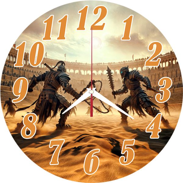 Часы настенные Битва гладиаторов с-110