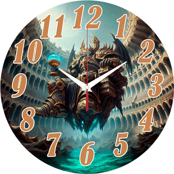 Часы настенные Колизей с королем с-111