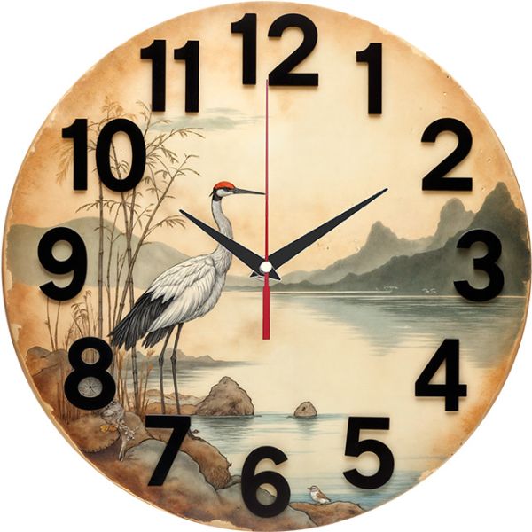 Часы настенные Журавли с-114