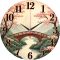 Часы настенные Японский мост с-115