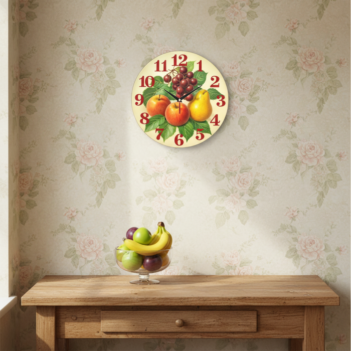 Часы настенные Фруктовый натюрморт с-118