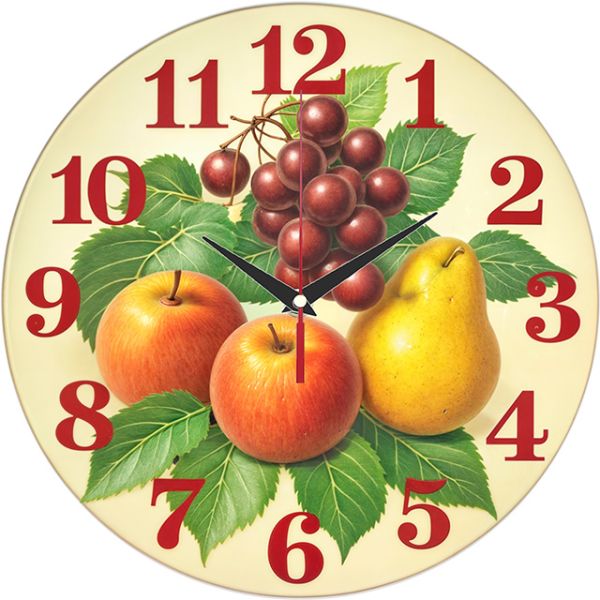 Часы настенные Фруктовый натюрморт с-118