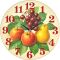 Часы настенные Фруктовый натюрморт с-118