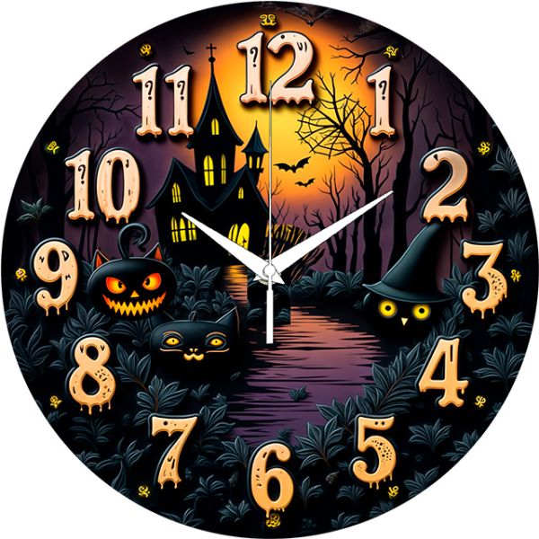 Часы настенные Хэллоуин с-129