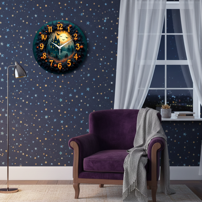 Часы настенные Декорации Хэллоуин с-131