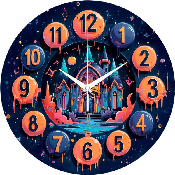 Часы настенные Игра про Хэллоуин с-134