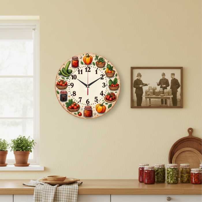 Часы настенные Осенний урожай с-135