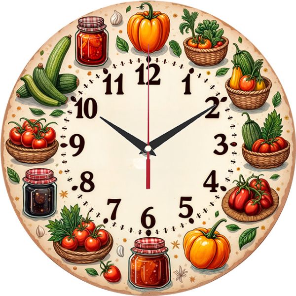Часы настенные Осенний урожай с-135