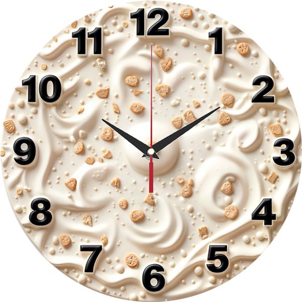Часы настенные Ванильный крем с-137