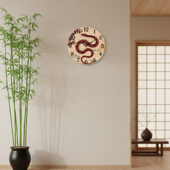 Часы настенные Восточная змея с-140