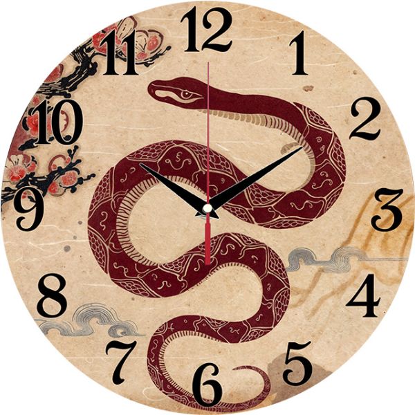 Часы настенные Восточная змея с-140